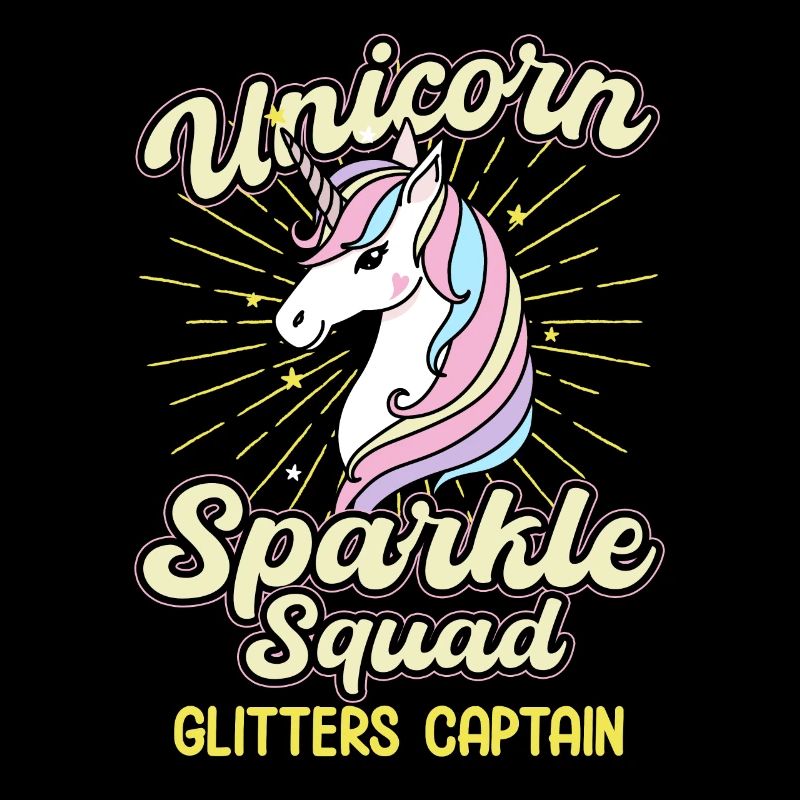 Unicorn Sparkle Squad Cutter Captain