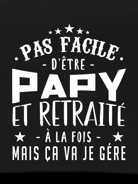 Papy retraite, cadeau papy