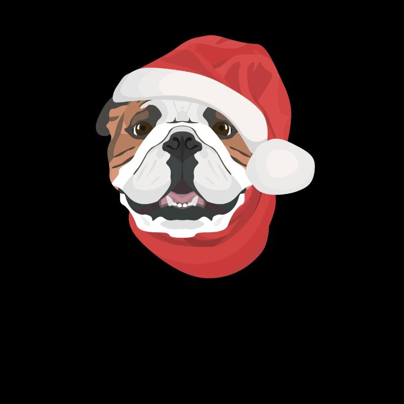 Bouledogue anglais Joyeux Noël