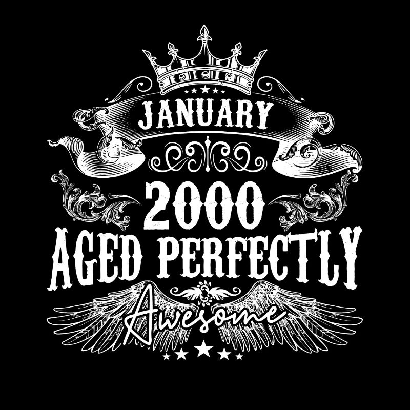 2000 | Januar 2000 Geburtstag Perfekt gealtert
