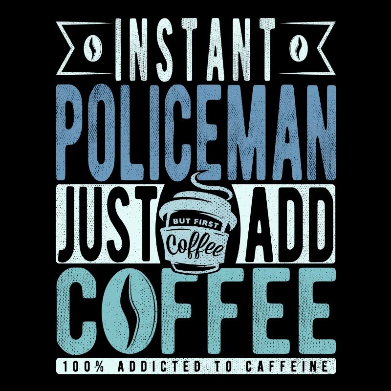 Café de policier disant