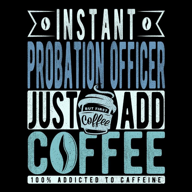 Peine de café de l’agent de probation