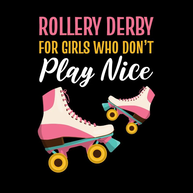 Roller Skating Skater Rollerblades Roller Derby Ha