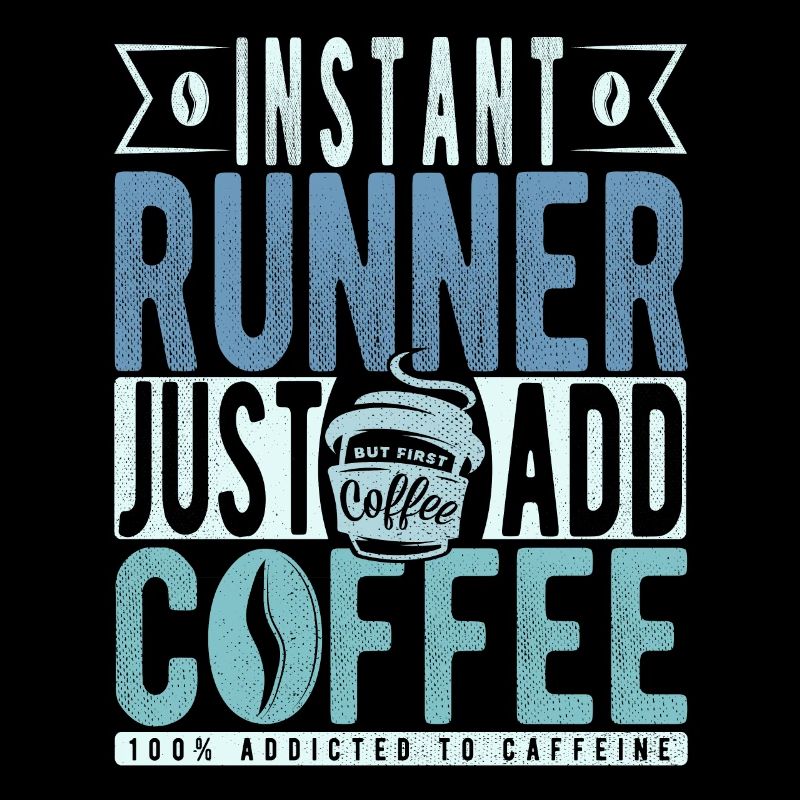 Läufer Kaffee Spruch