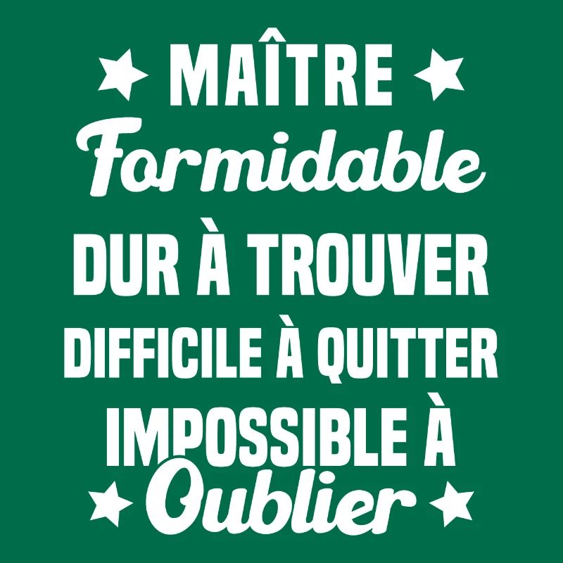 Maître Formidable Idée Cadeau Maître D'école