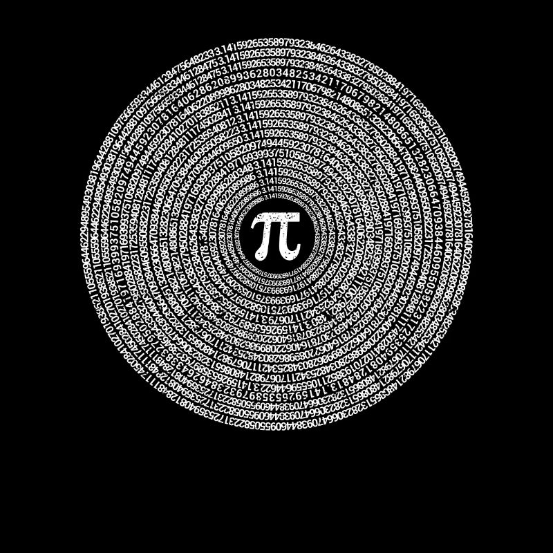 10000 digits Pi sign math lover math