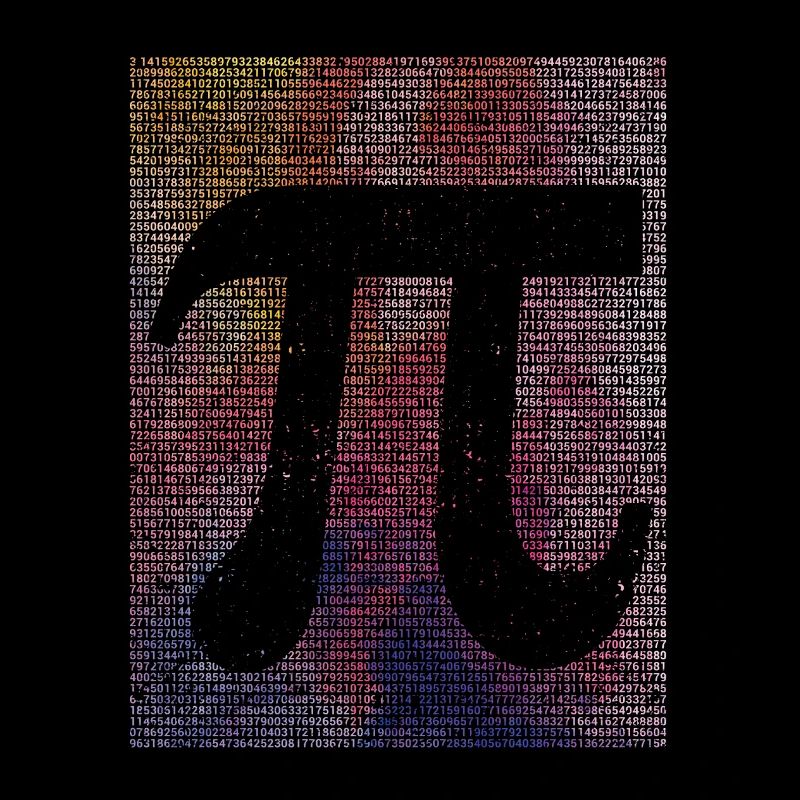 10000 chiffres Pi Day Sign Math Nerd Funny Math