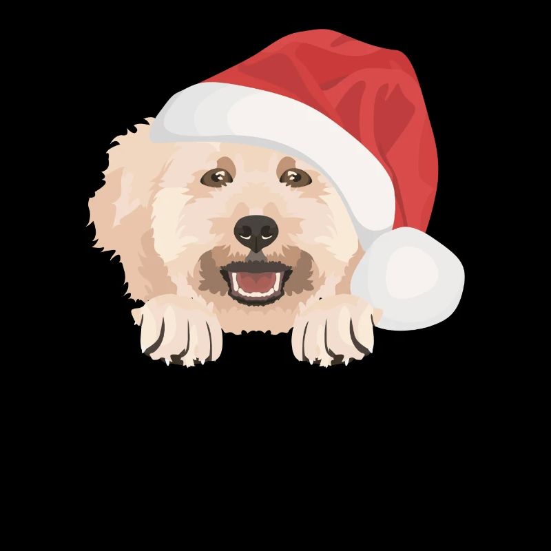 Caniche Joyeux Noël