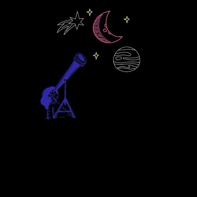 Sternschnuppe Mond Planet Teleskop Spruch