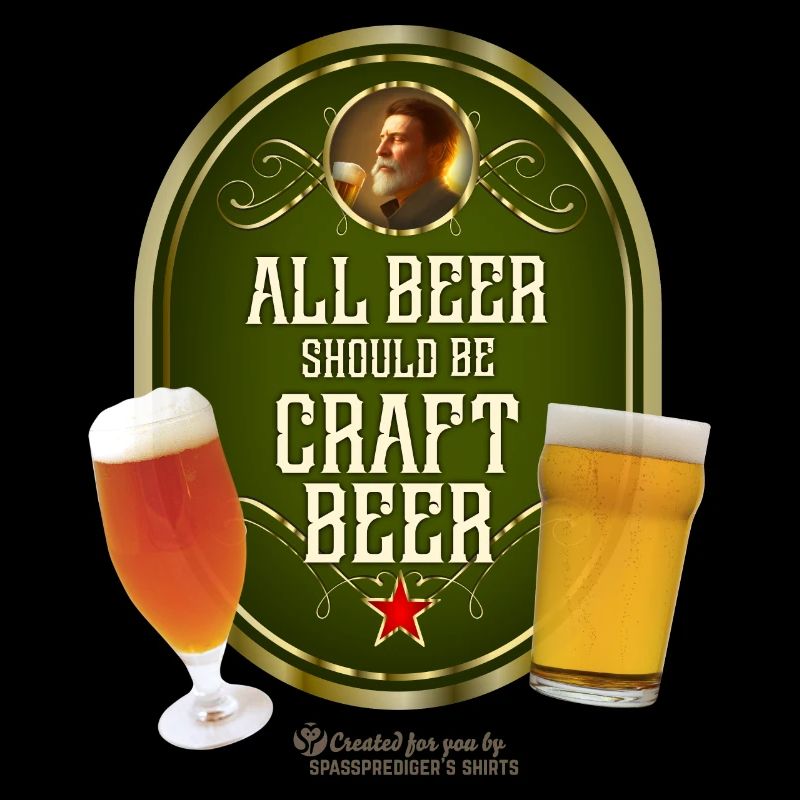 Conception de la bière Toute la bière devrait être de la bière artisanale