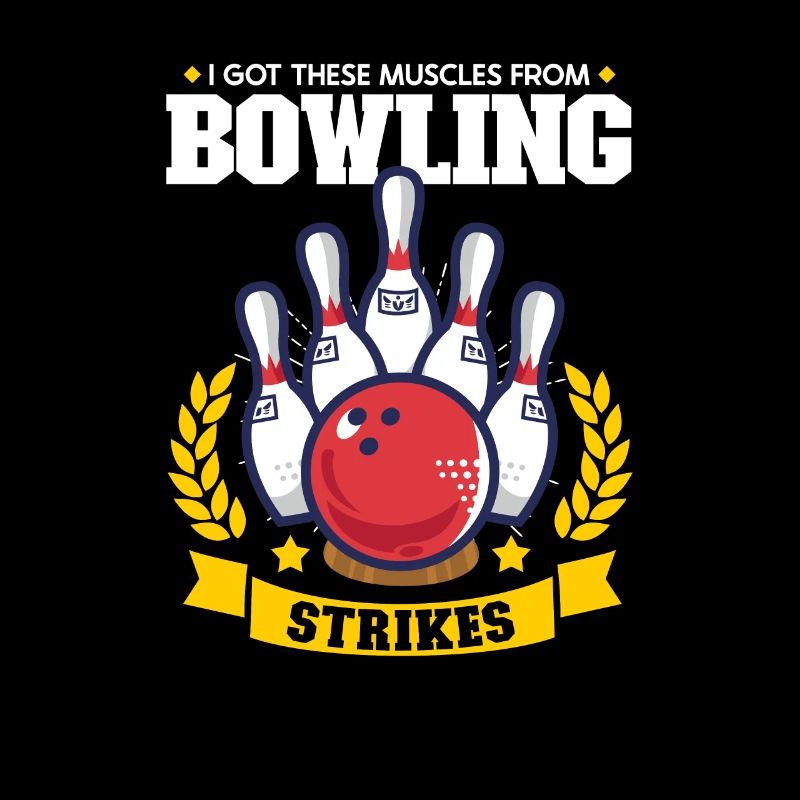 Équipe de bowling drôle Bowler Strike idée cadeau