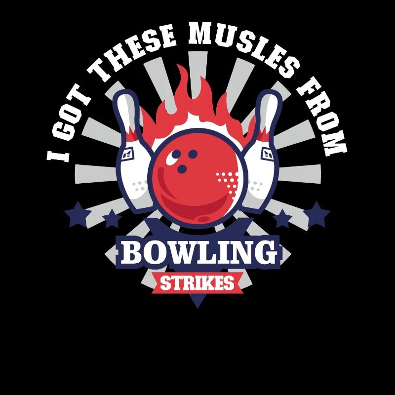 Lustige Bowling Team Bowler Strike Geschenkidee
