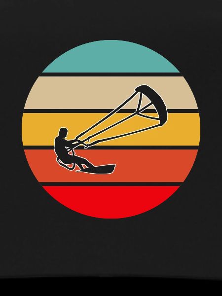 Kite Surfing Retro