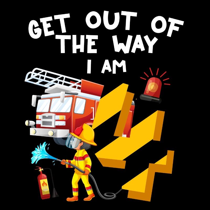 Fire engine firefighting I am 4 years old