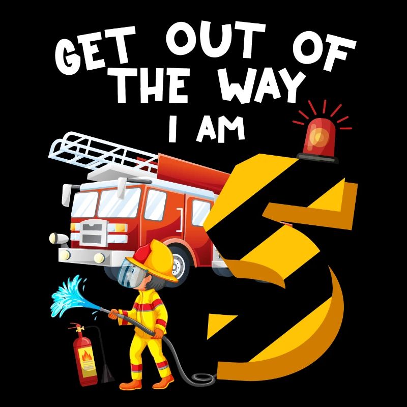 Fire engine firefighting I am 5 years old