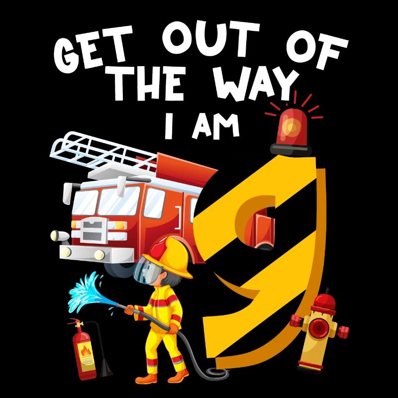 Fire engine firefighting I am 9 years old