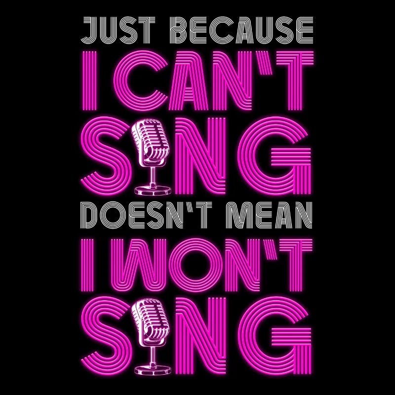Karaoke Singer 80s Retro Just