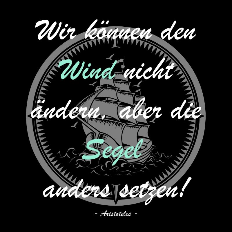 Wind nicht ändern, Segel anders setzen!