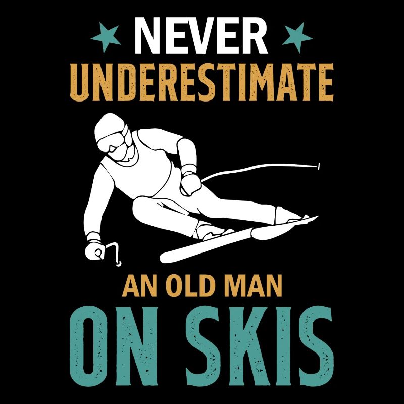 Ski Winter Skiing - Never Underestimate An Old Man