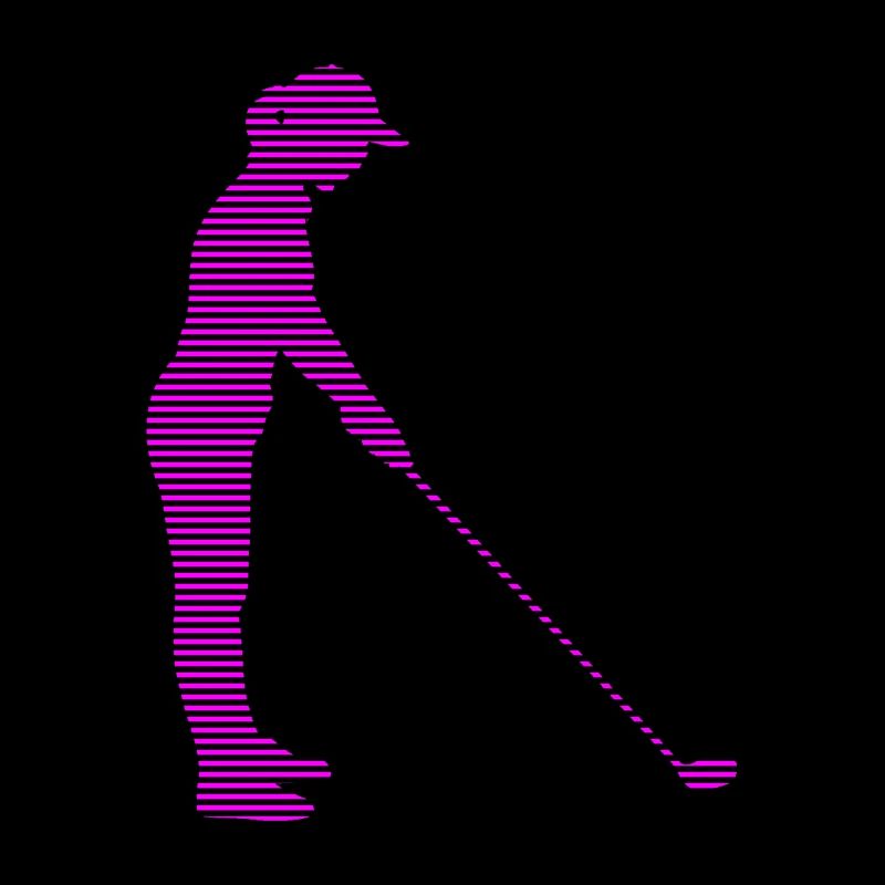 Fille de golf