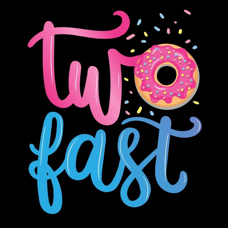 Two quick | Donut Birthday Shirt | Doughnut