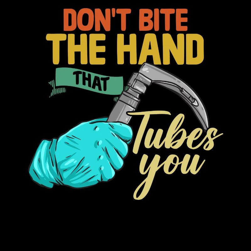Do not bite the hand that numbs you -