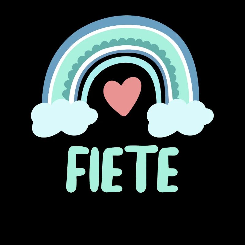 Fiete Name Rainbow Baby