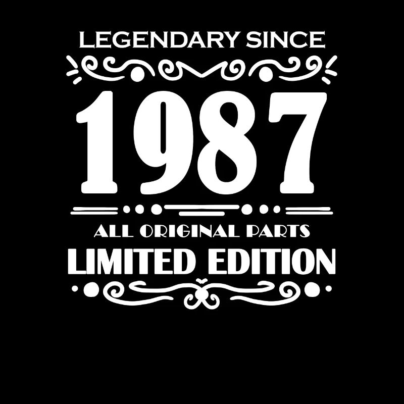 1987 - Born 1987 - Year of construction 1987