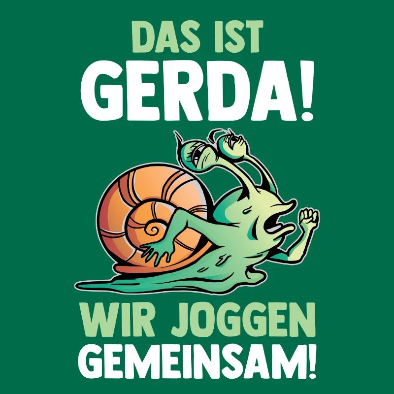 C’est Gerda nous courons ensemble escargot
