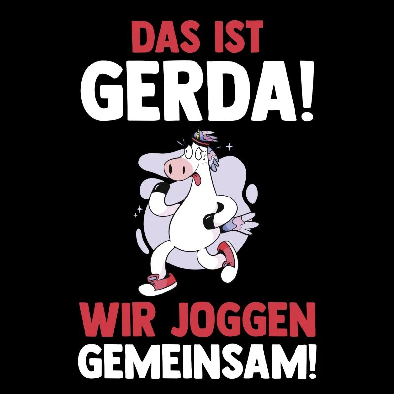 This is Gerda we jog together cow