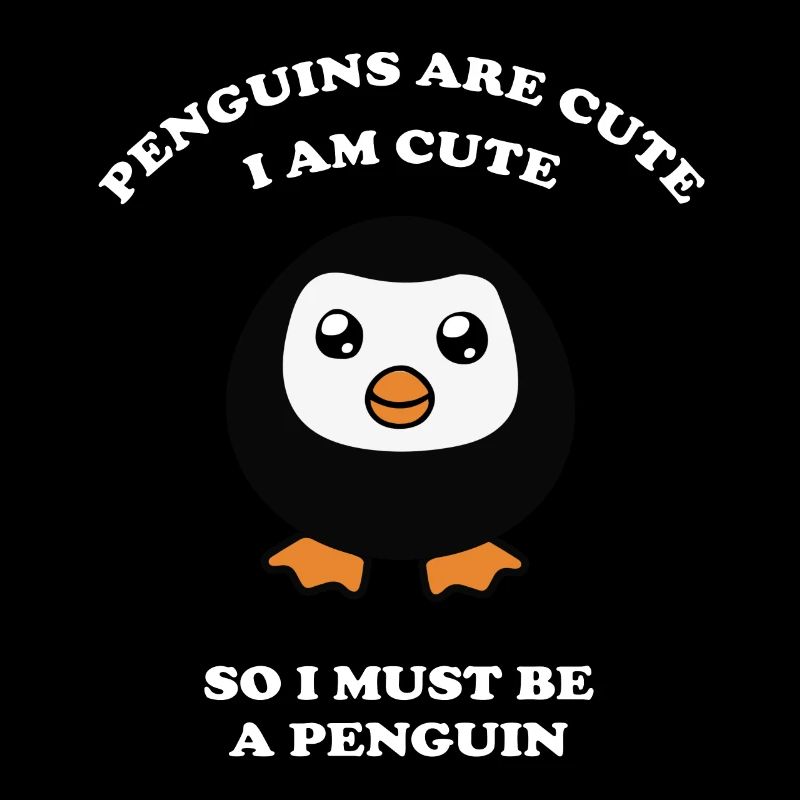 kleiner dicker Pinguin