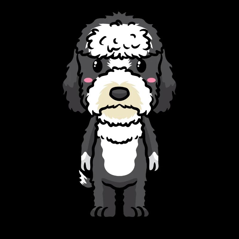 Émoticône de chien Sheepadoodle
