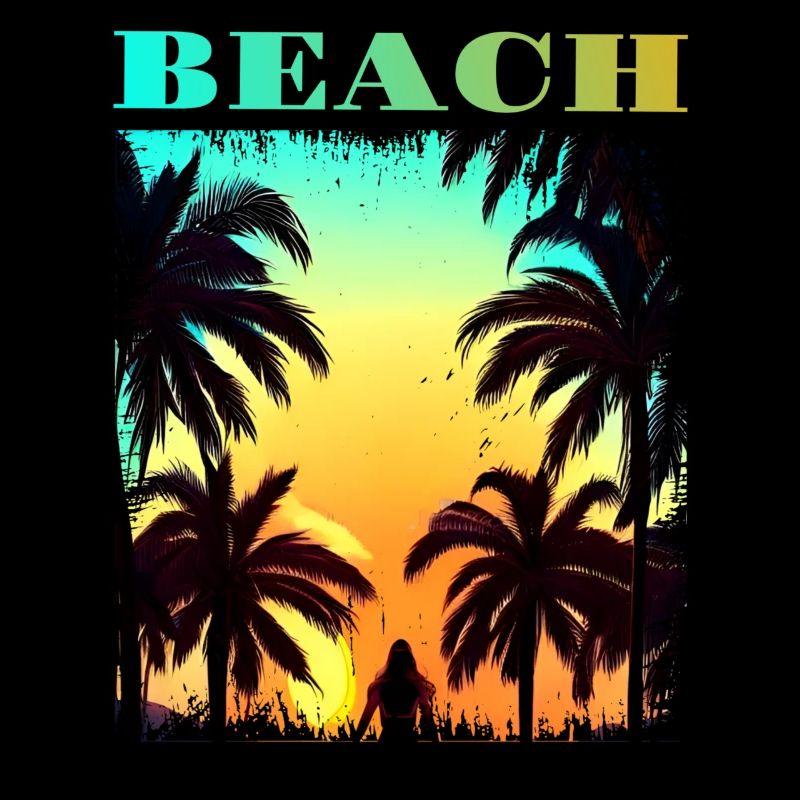 Plage de Palm Sunset