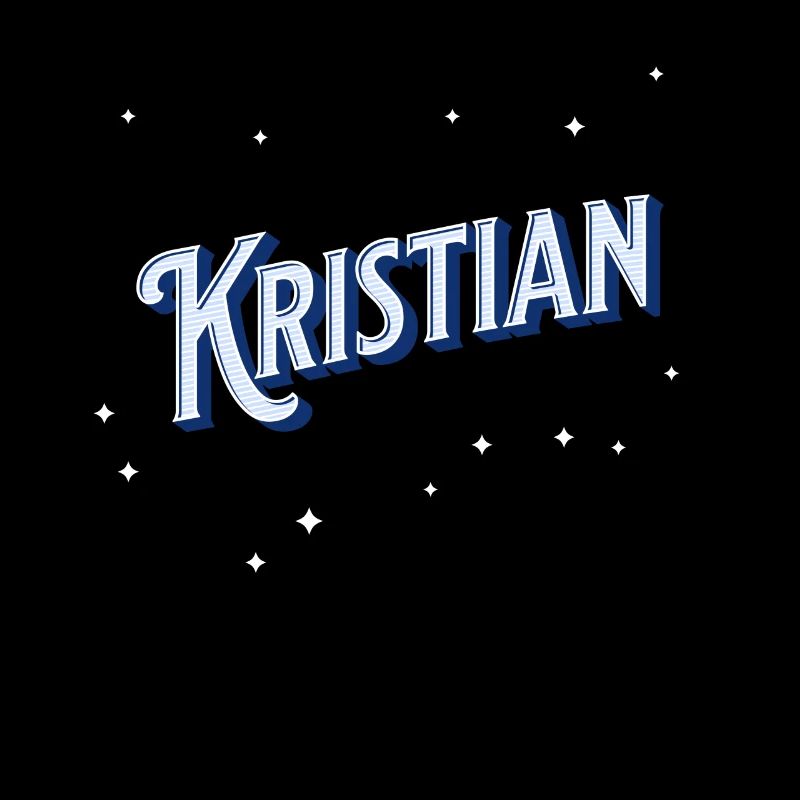 Kristian name personalized