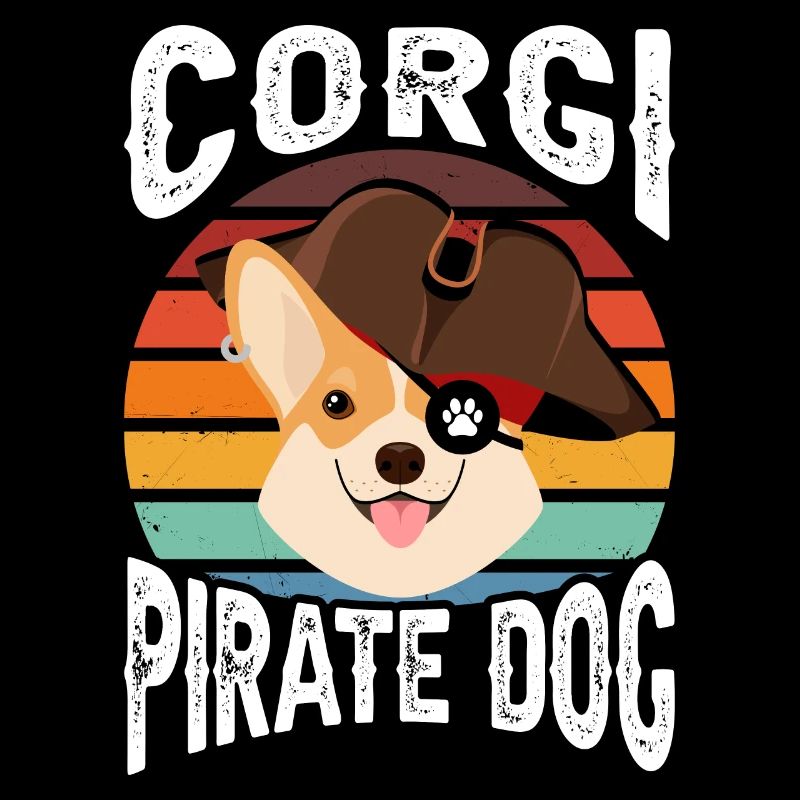 Corgi Chien Pirate