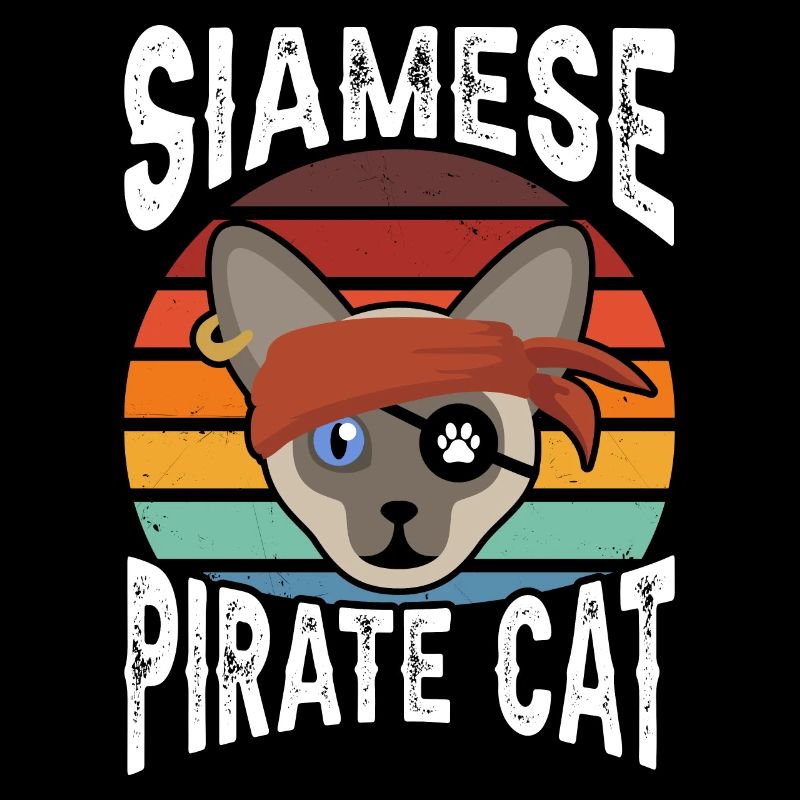 Siamese pirate cat