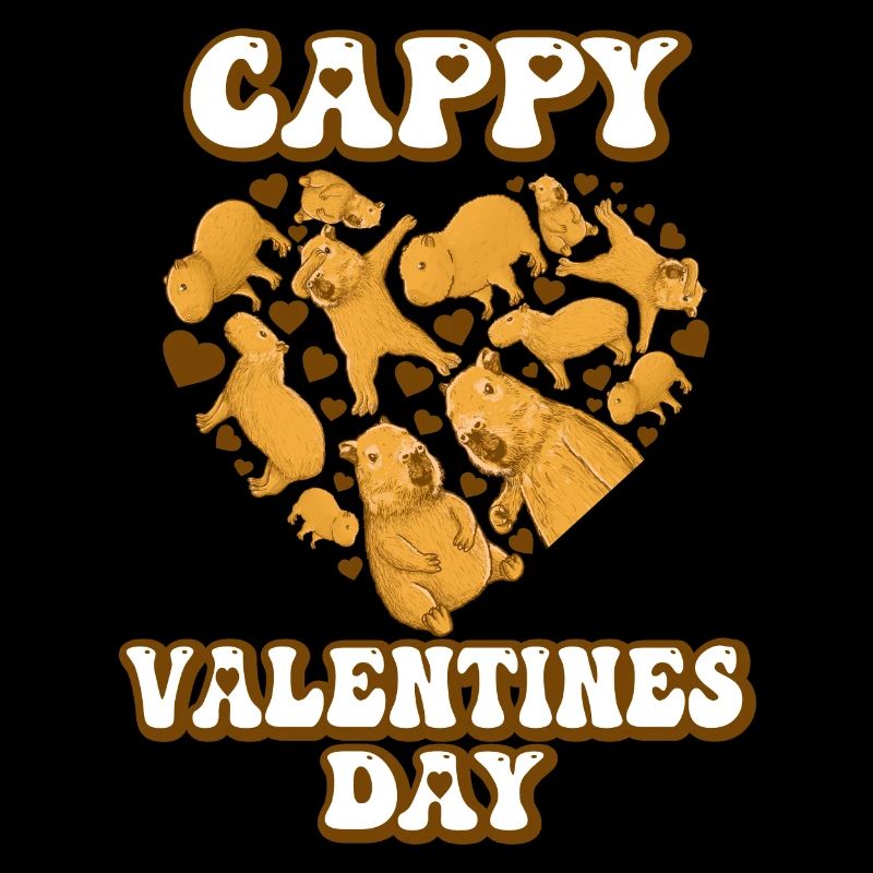 Cœur de Saint-Valentin de Capybara