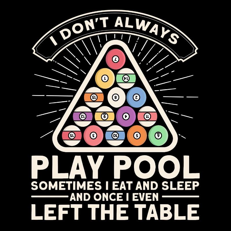 Idée cadeau billard Billard Player Pool Snooker