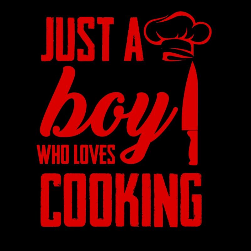 junge liebt kochen