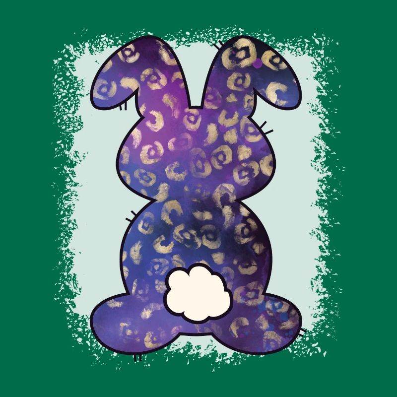 Leopard Print Bleached Easter