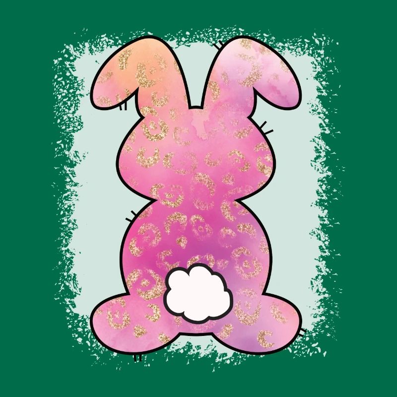 Leopard Print Bleached Easter