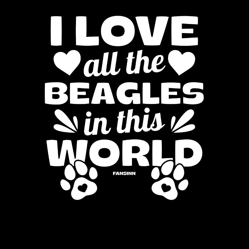 ich liebe Hunde Beagle Jaghund