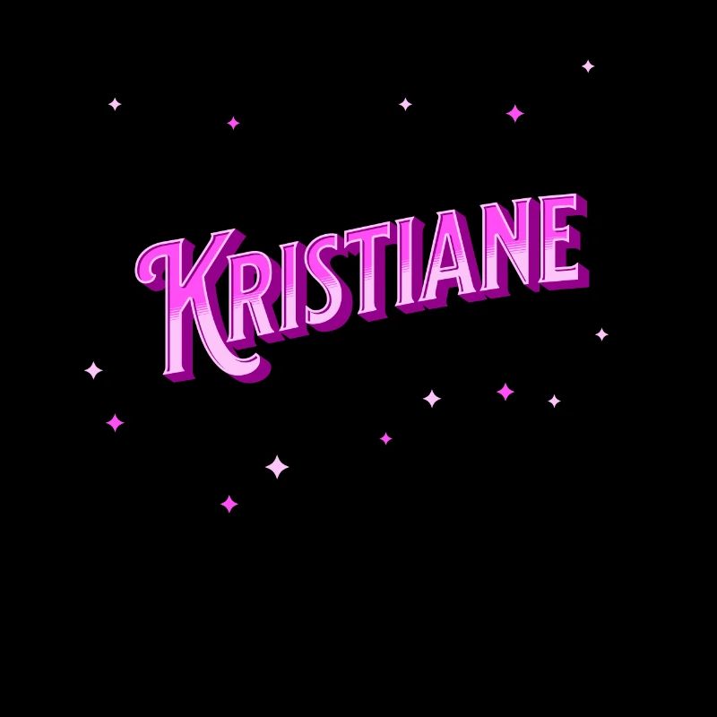Kristiane name personalized