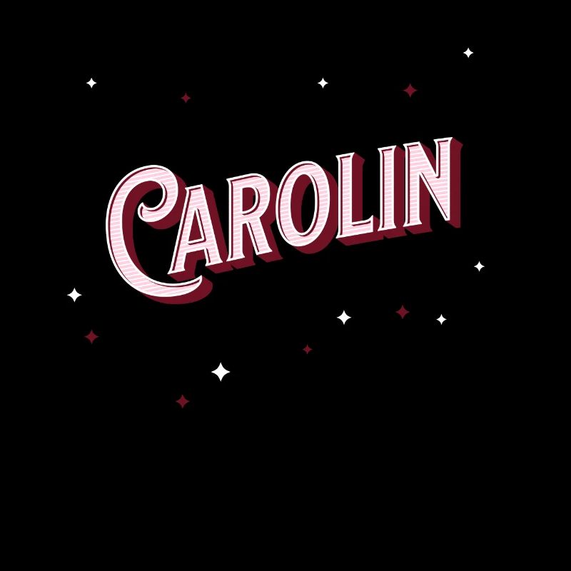 Carolin's name personalized