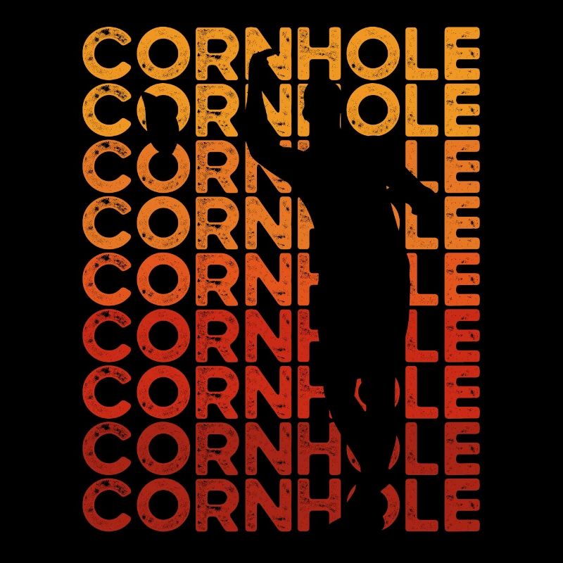 Sunset Cornhole player