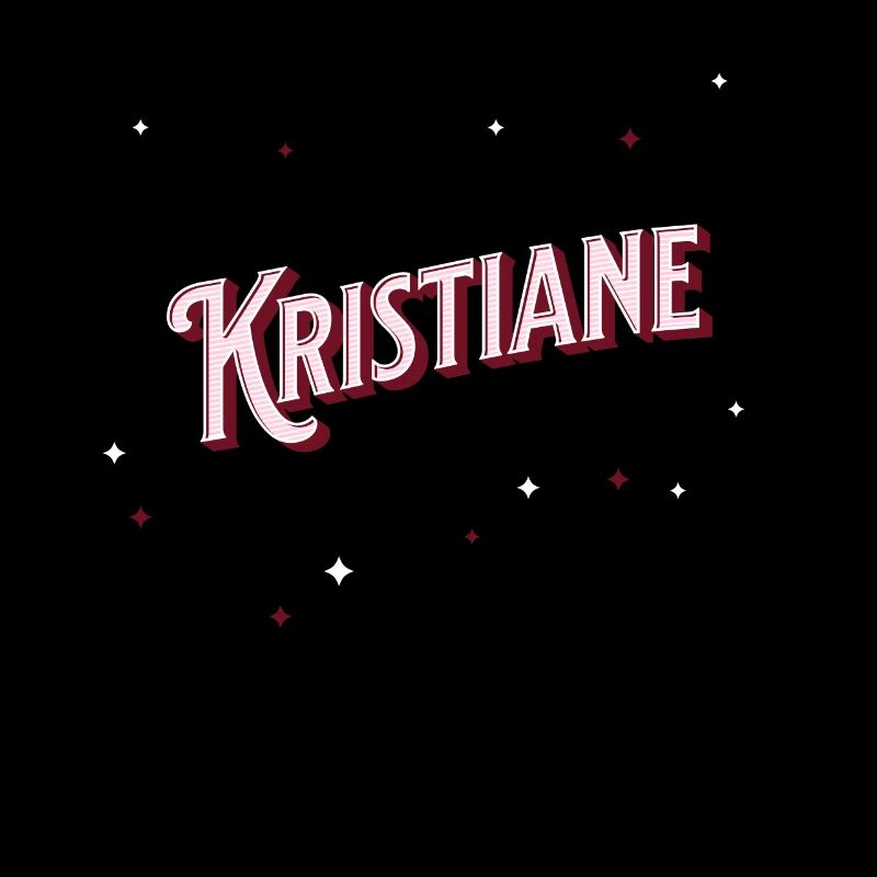 Kristiane name personalized