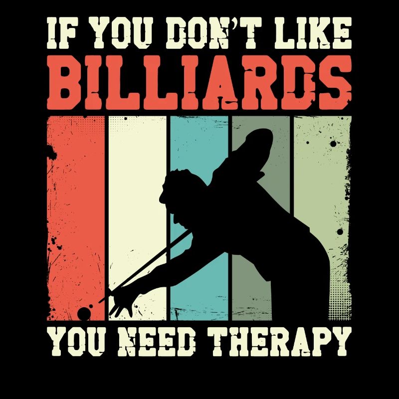 Billiards Pool Player Ball Retro