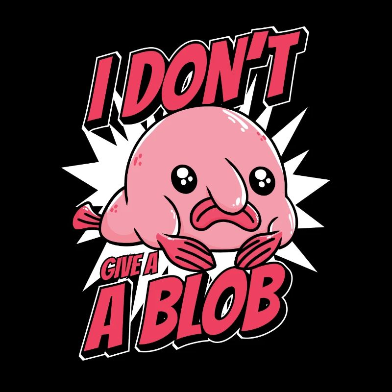 Blobfish Poisson Funny Blob Blobby Blobfish