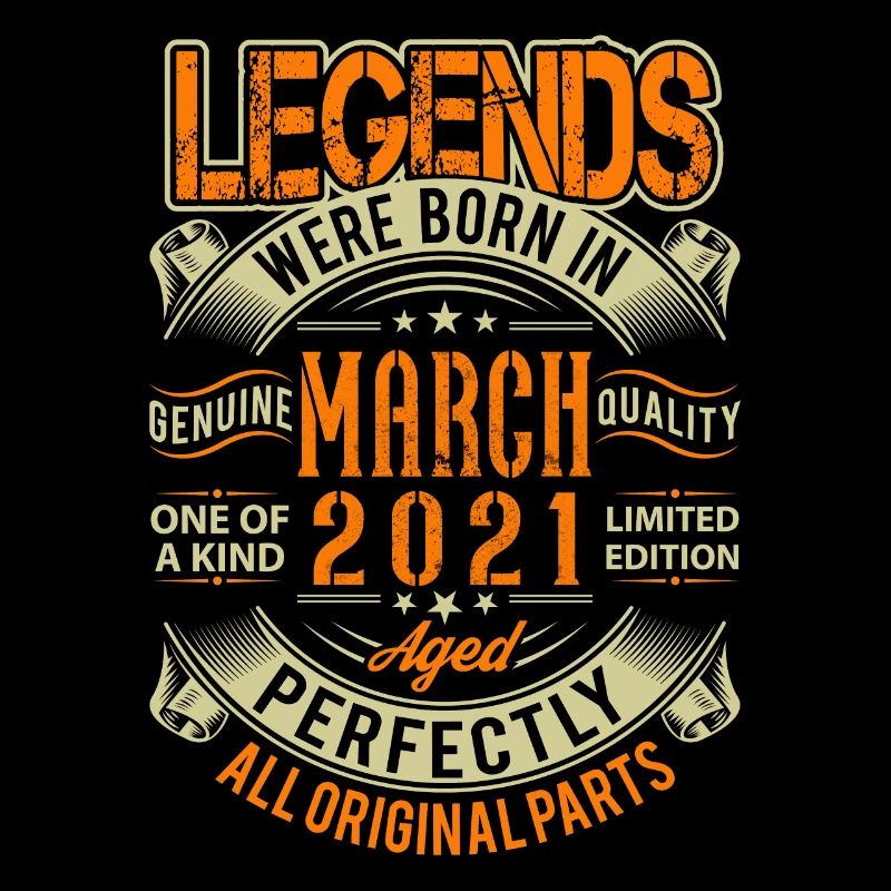 2021 March Birthday Legend