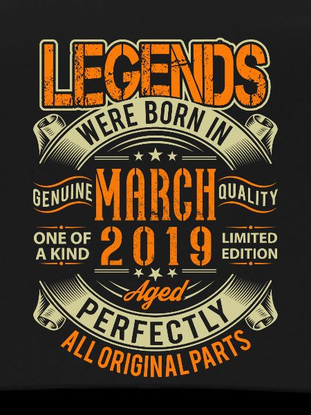 2019 March Birthday Legend